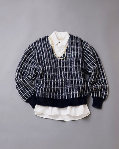 Shaggy Knit Cardigan