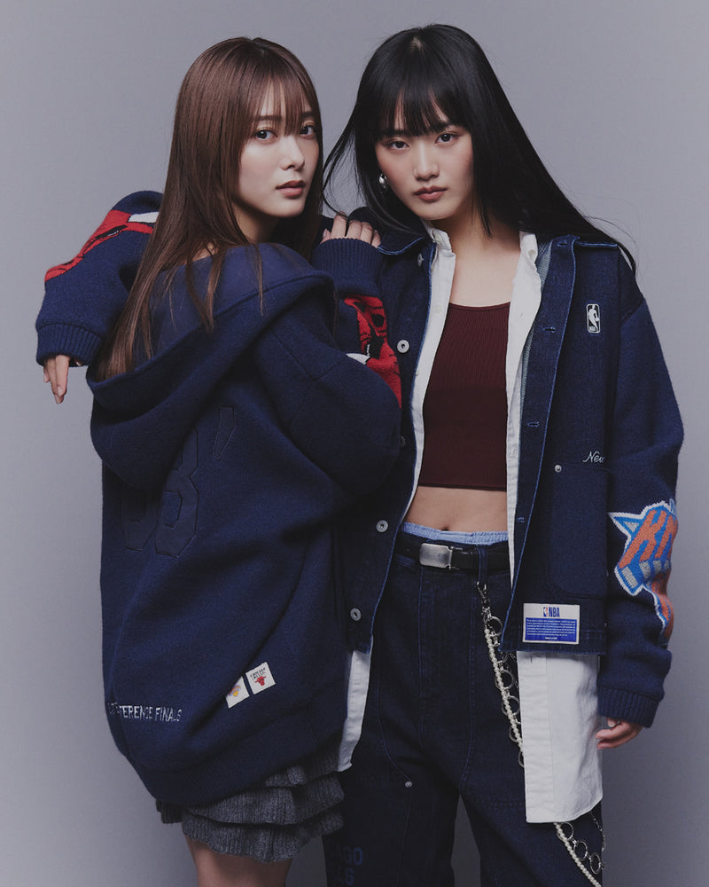 Jacquard Knit Hoodie