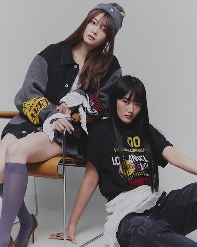 Multi-Technique Graphic Tee(LAKERS x BLAZERS)