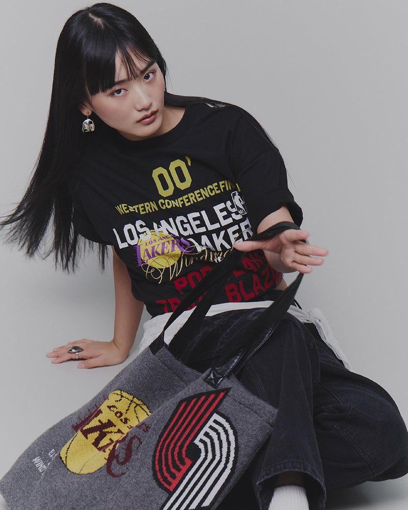 Multi-Technique Graphic Tee(LAKERS x BLAZERS)