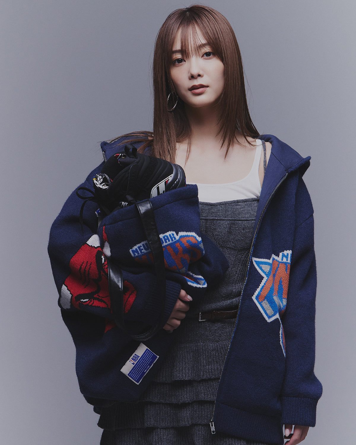 ジャケット・アウター WIND AND SEA NBA Jacquard Knit Hoodie Jacquard Knit Hoodie – WIND AND SEA