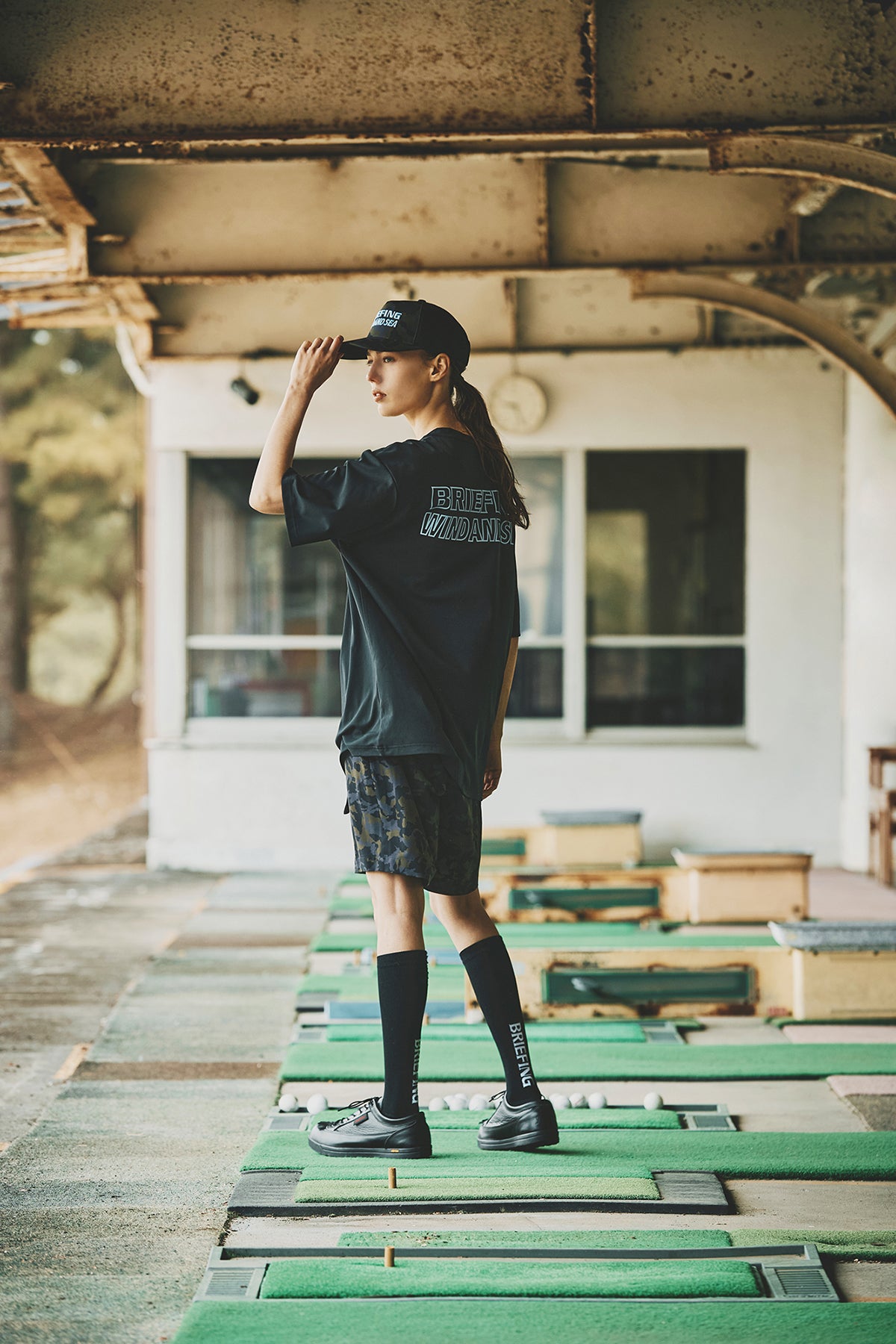 BRIEFING WIND AND SEA ブラックジャケット BRIEFING × WIND AND SEA