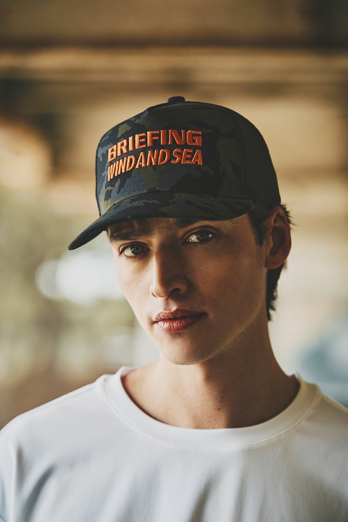 BRIEFING x WDS CAMO MESH CAP