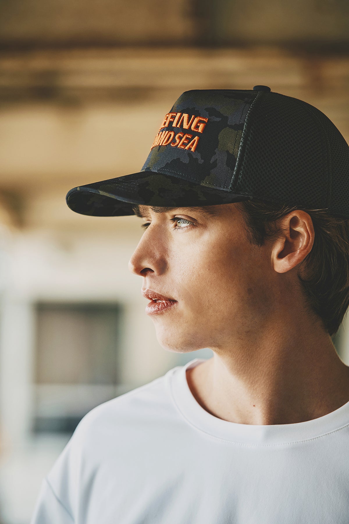 BRIEFING x WDS CAMO MESH CAP – WIND AND SEA
