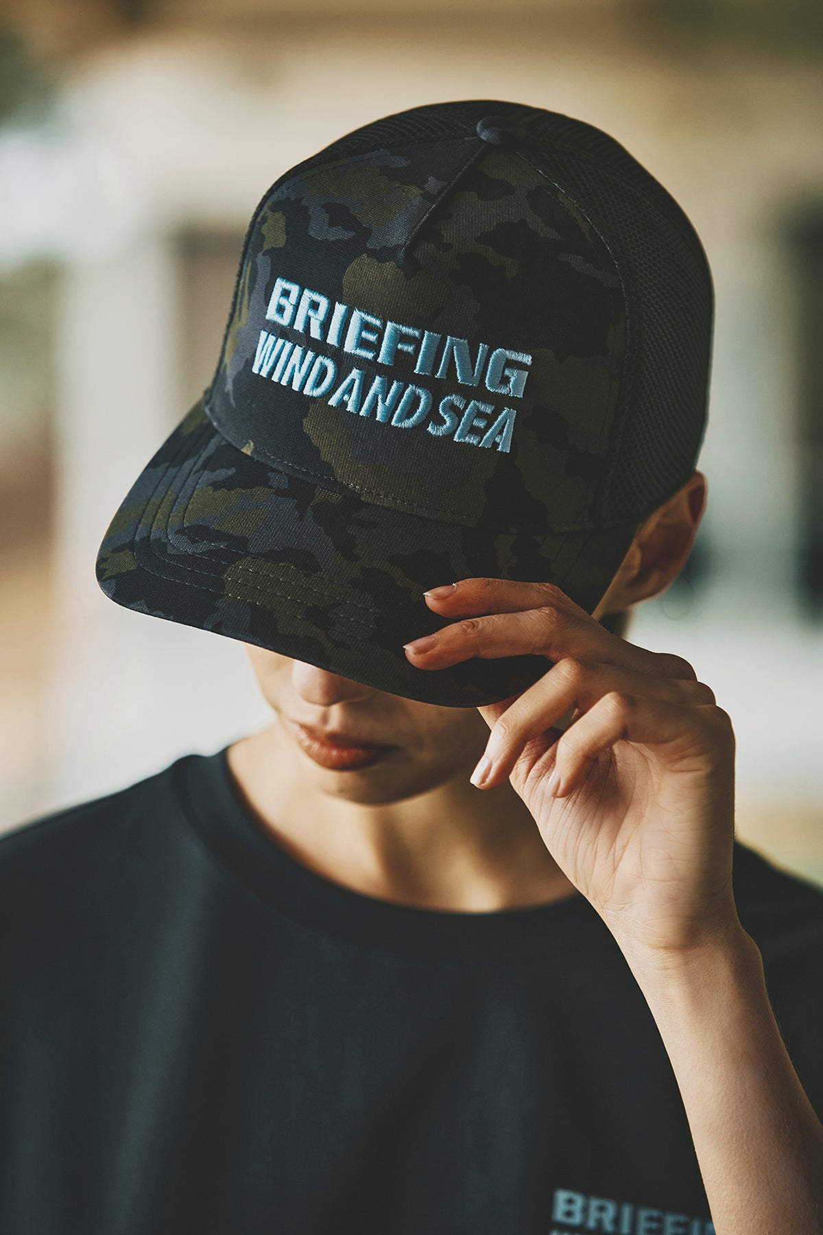 BRIEFING x WDS CAMO MESH CAP