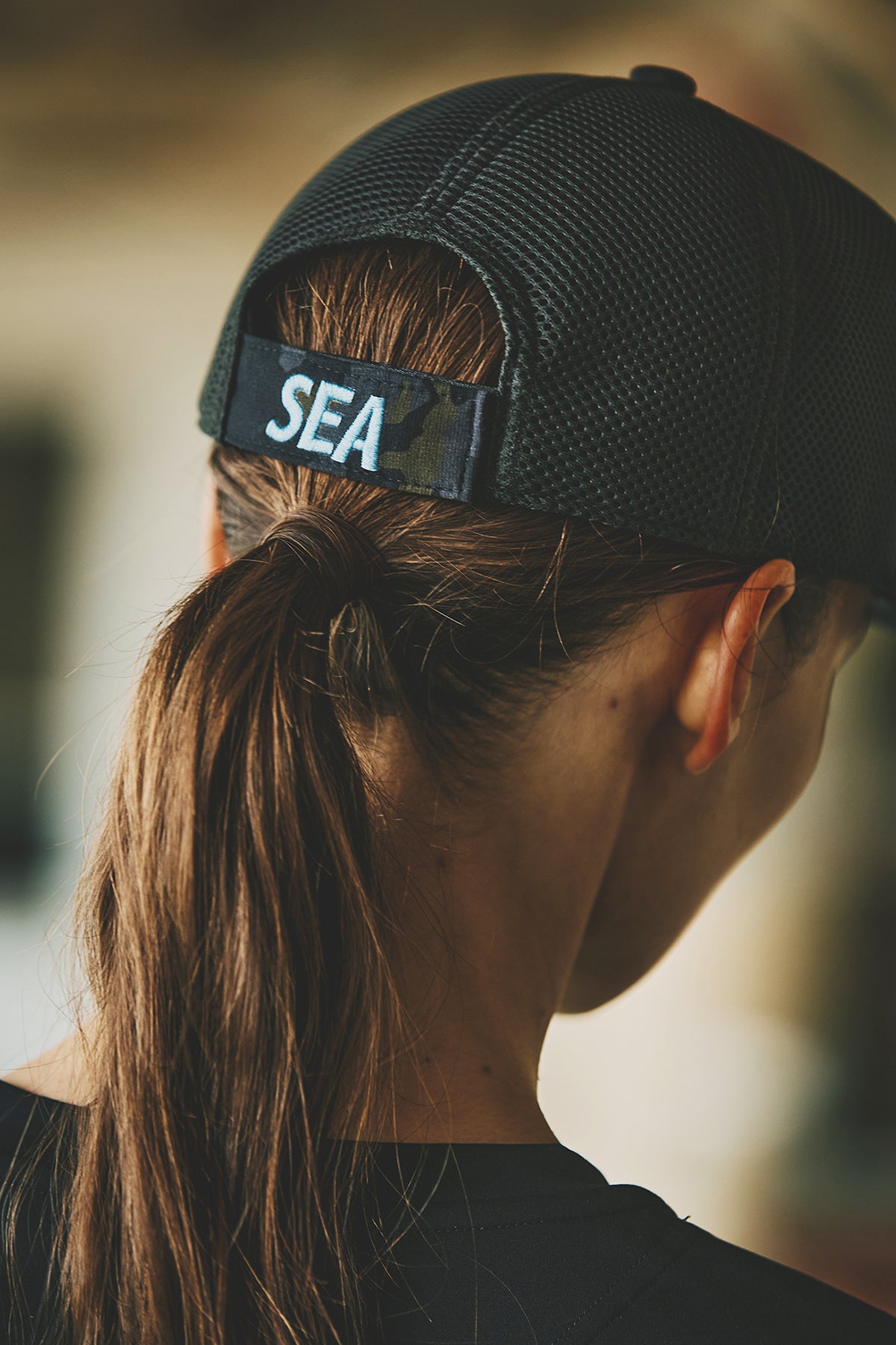 BRIEFING x WDS CAMO MESH CAP – WIND AND SEA