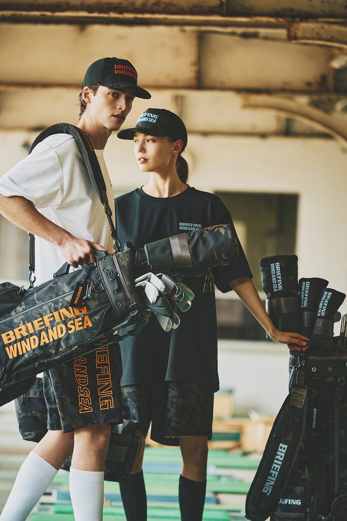 BRIEFING x WDS CAMO MESH CAP