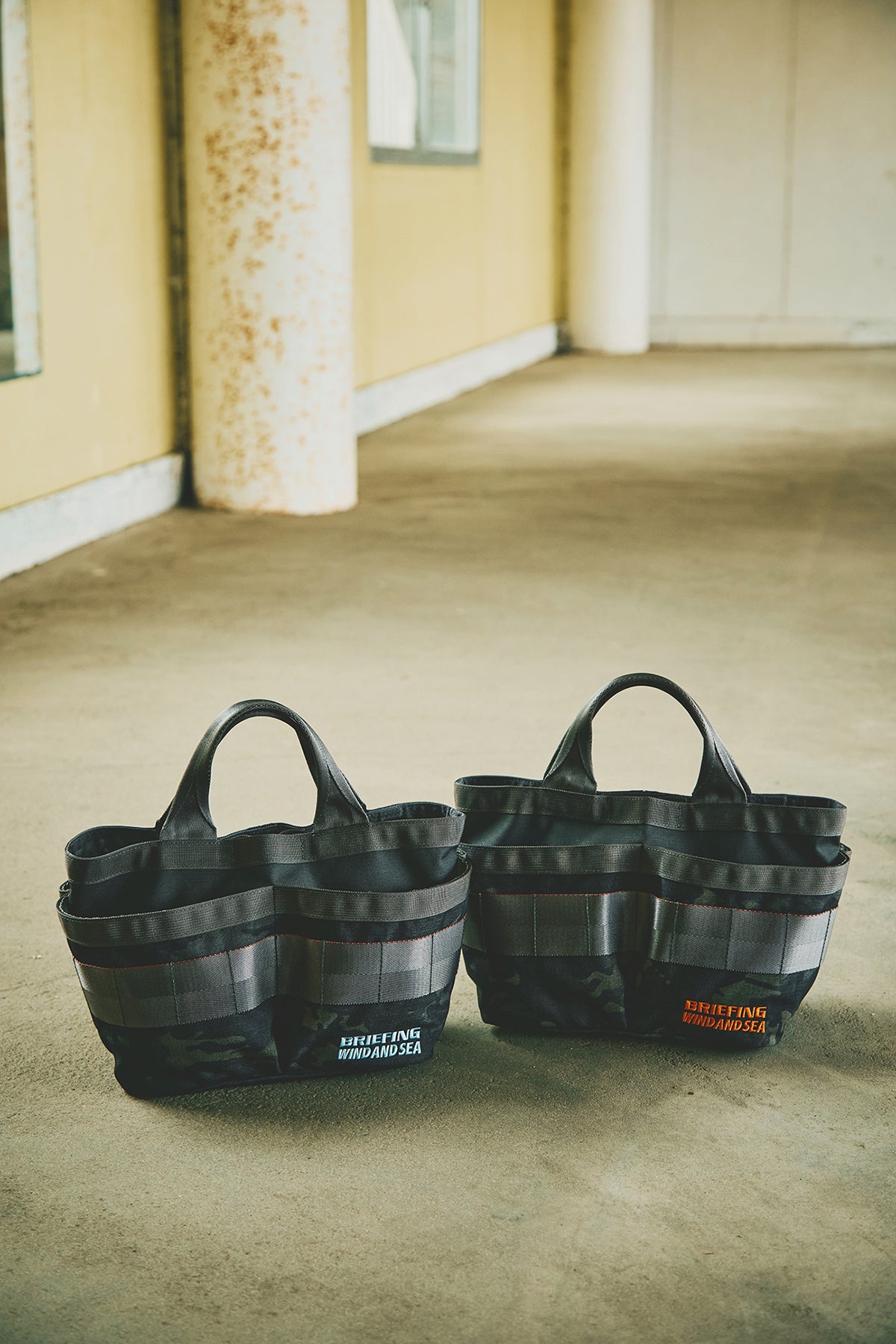 BRIEFING WIND AND SEA CART TOTE カートバック TOOL CART TOTE CAMO COMBI WDS – WIND AND SEA