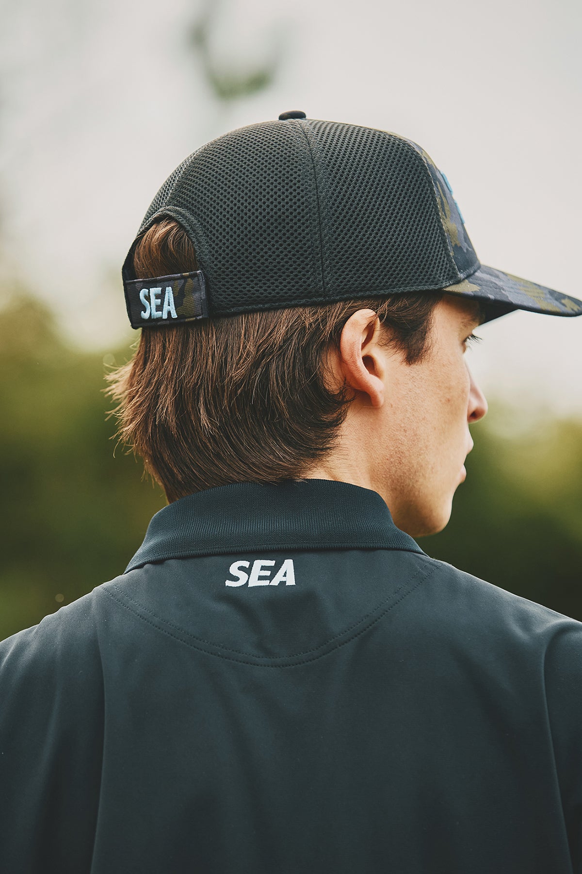 BRIEFING x WDS CAMO MESH CAP