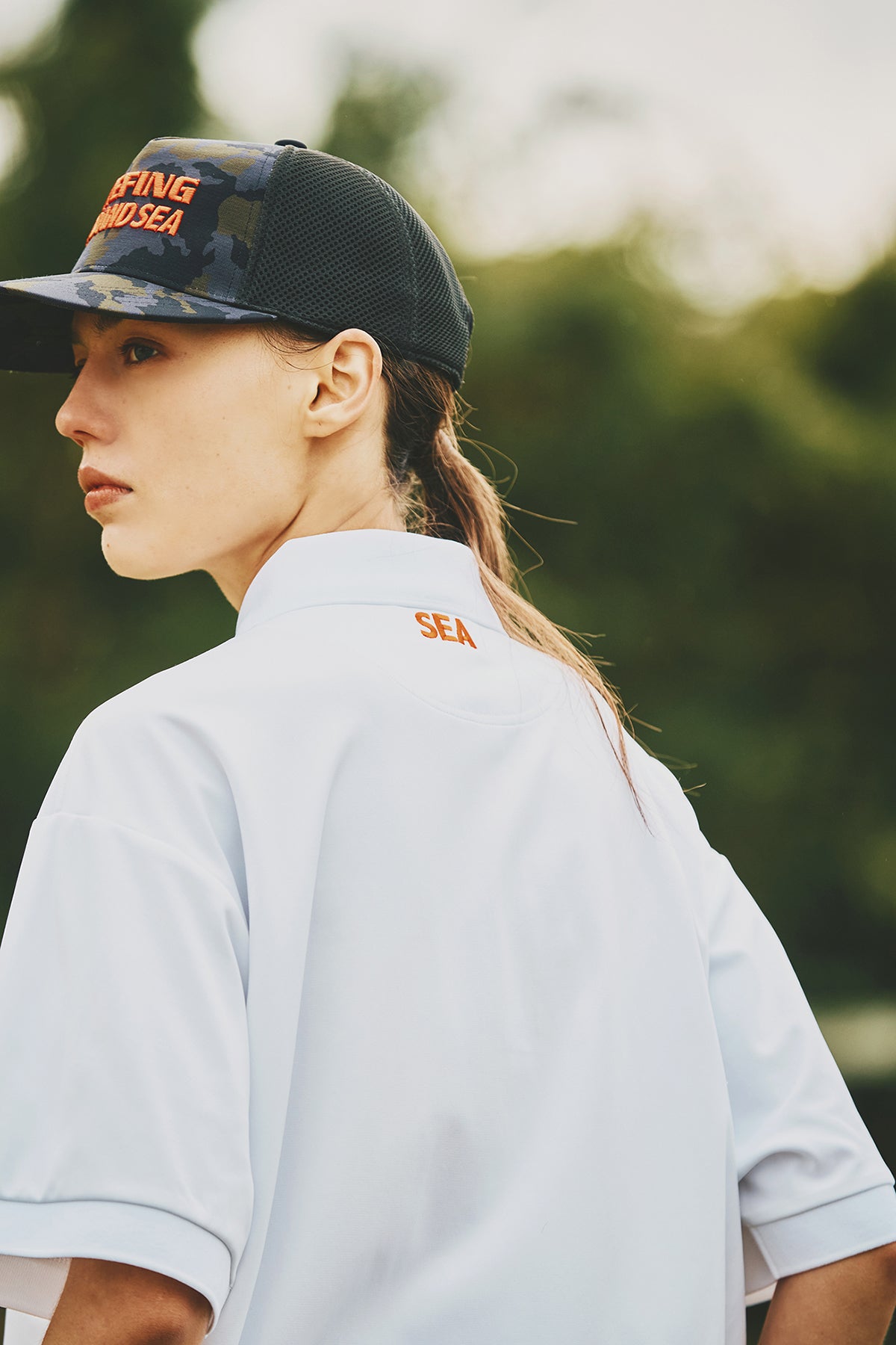 BRIEFING x WDS CAMO MESH CAP