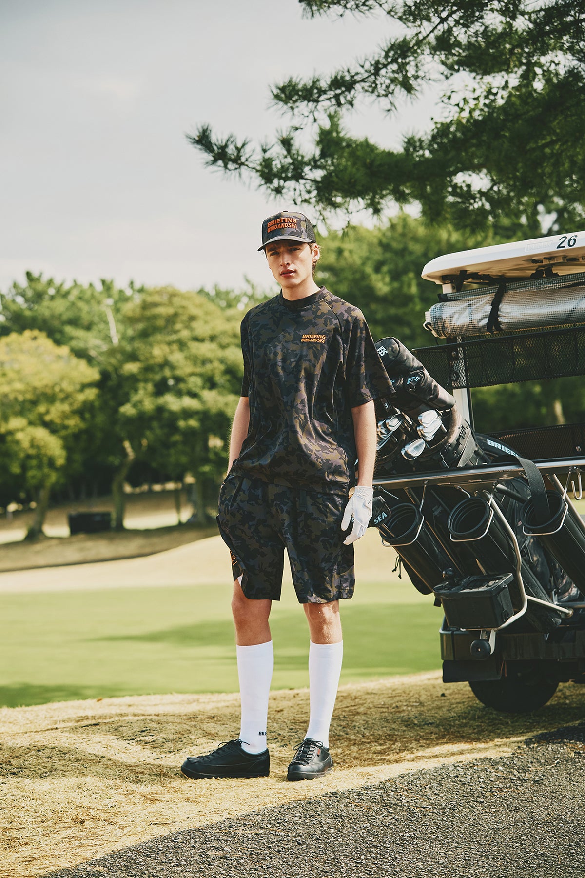 BRIEFING x WDS MOCK NECK TEE – WIND AND SEA
