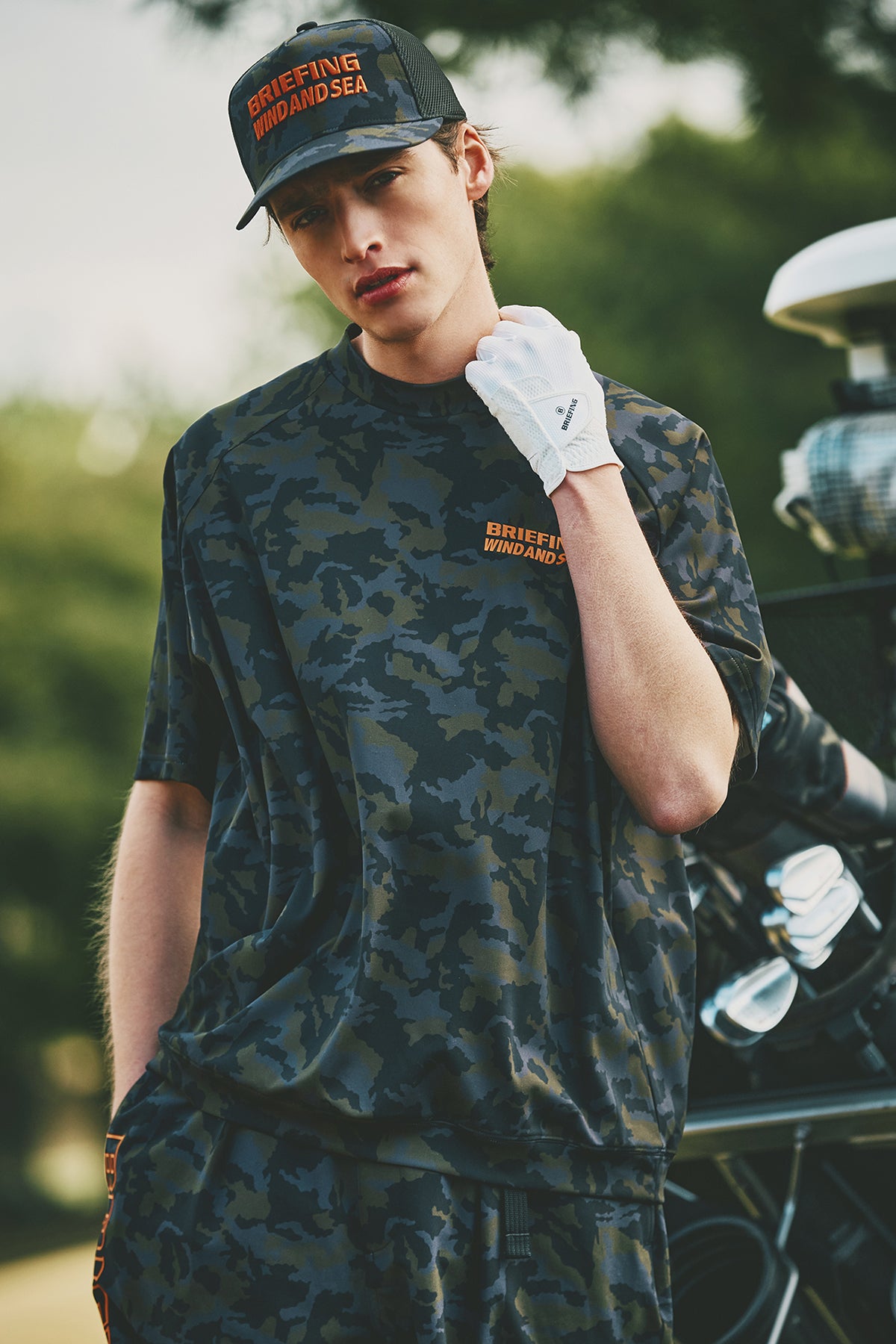 BRIEFING x WDS MOCK NECK TEE – WIND AND SEA