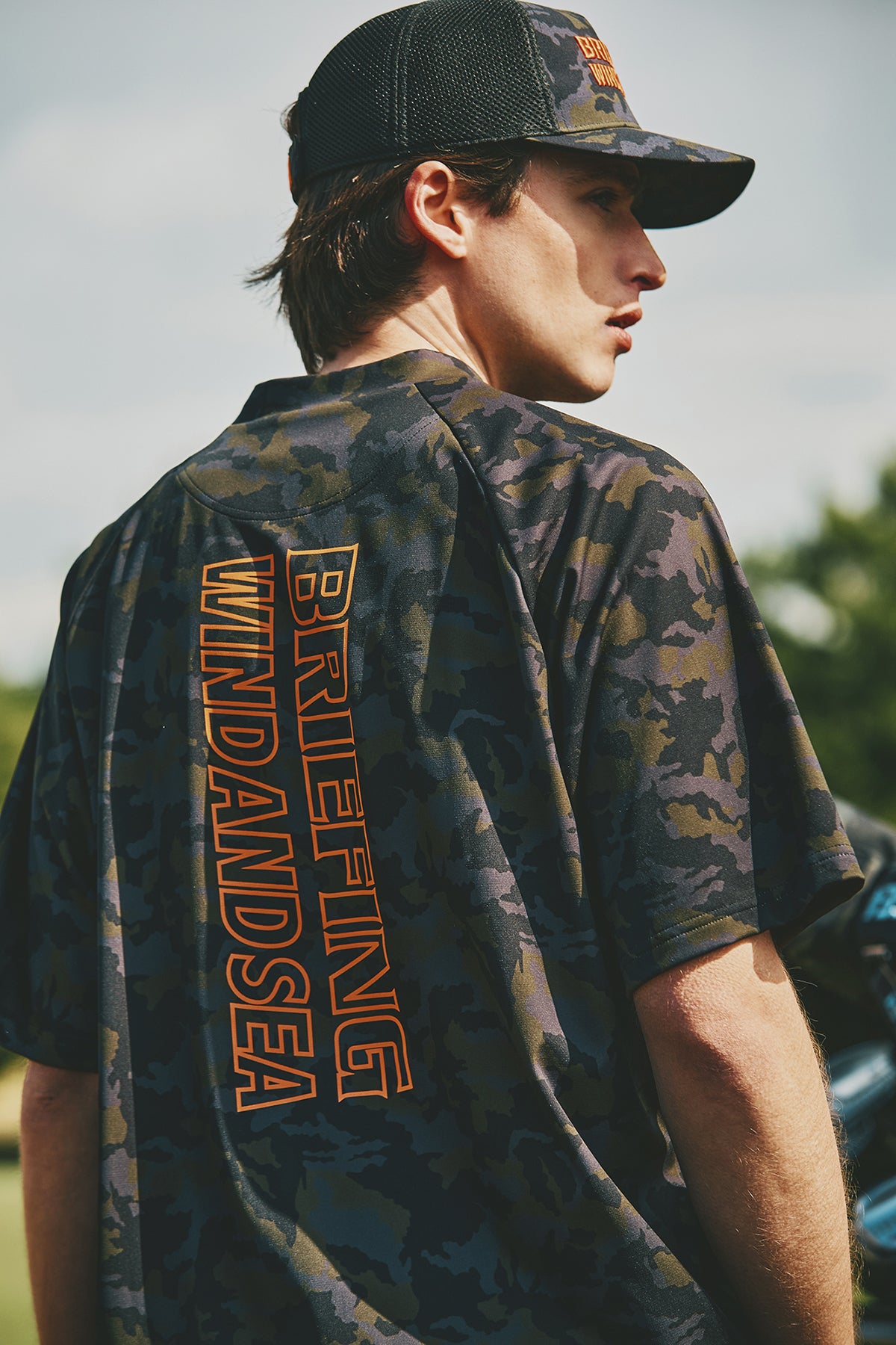 BRIEFING x WDS MOCK NECK TEE