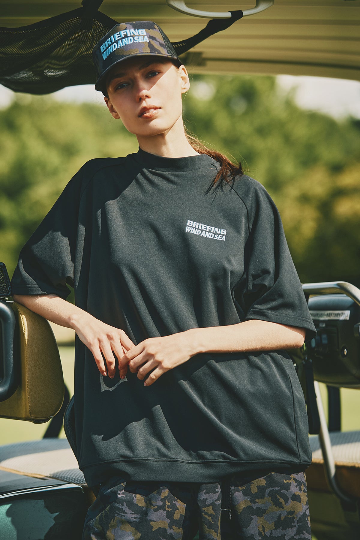 BRIEFING x WDS MOCK NECK TEE – WIND AND SEA