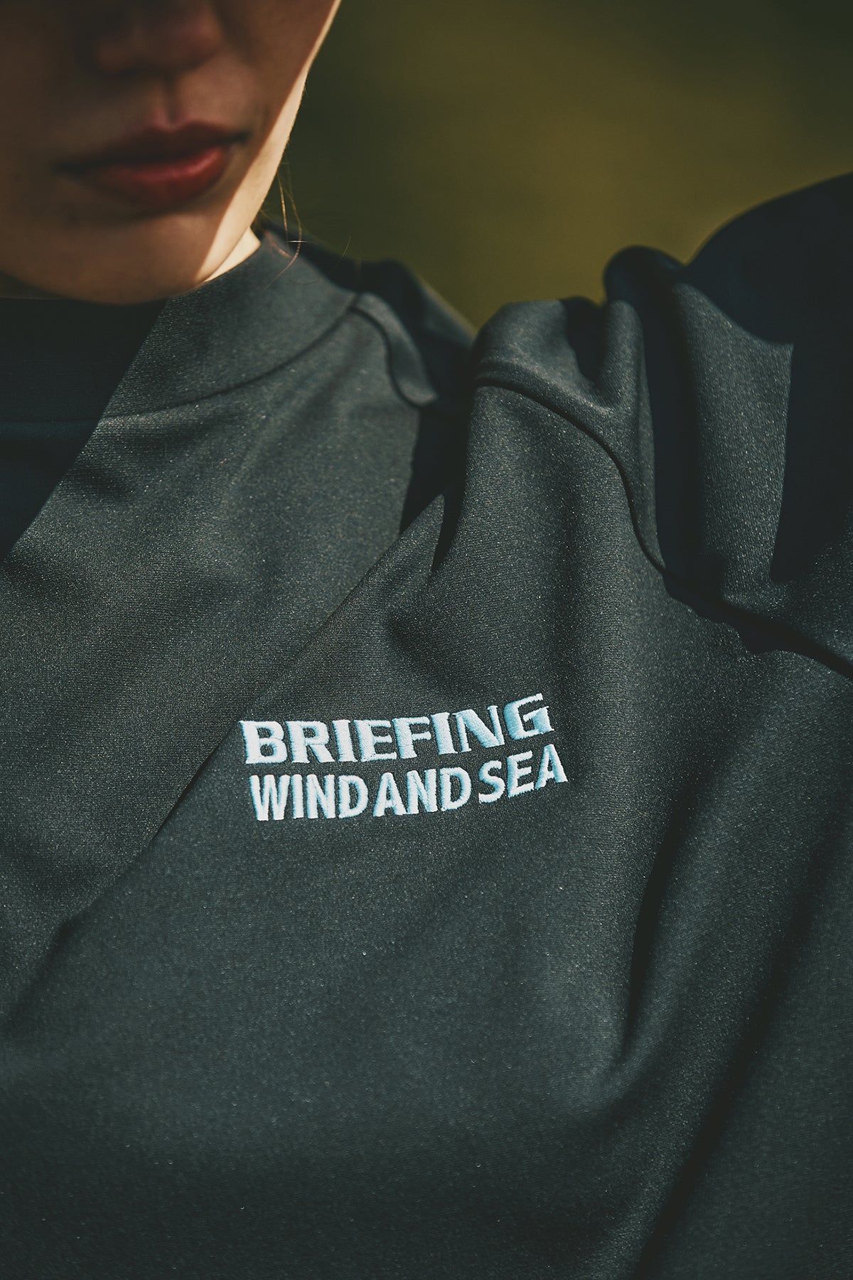 BRIEFING x WDS MOCK NECK TEE – WIND AND SEA