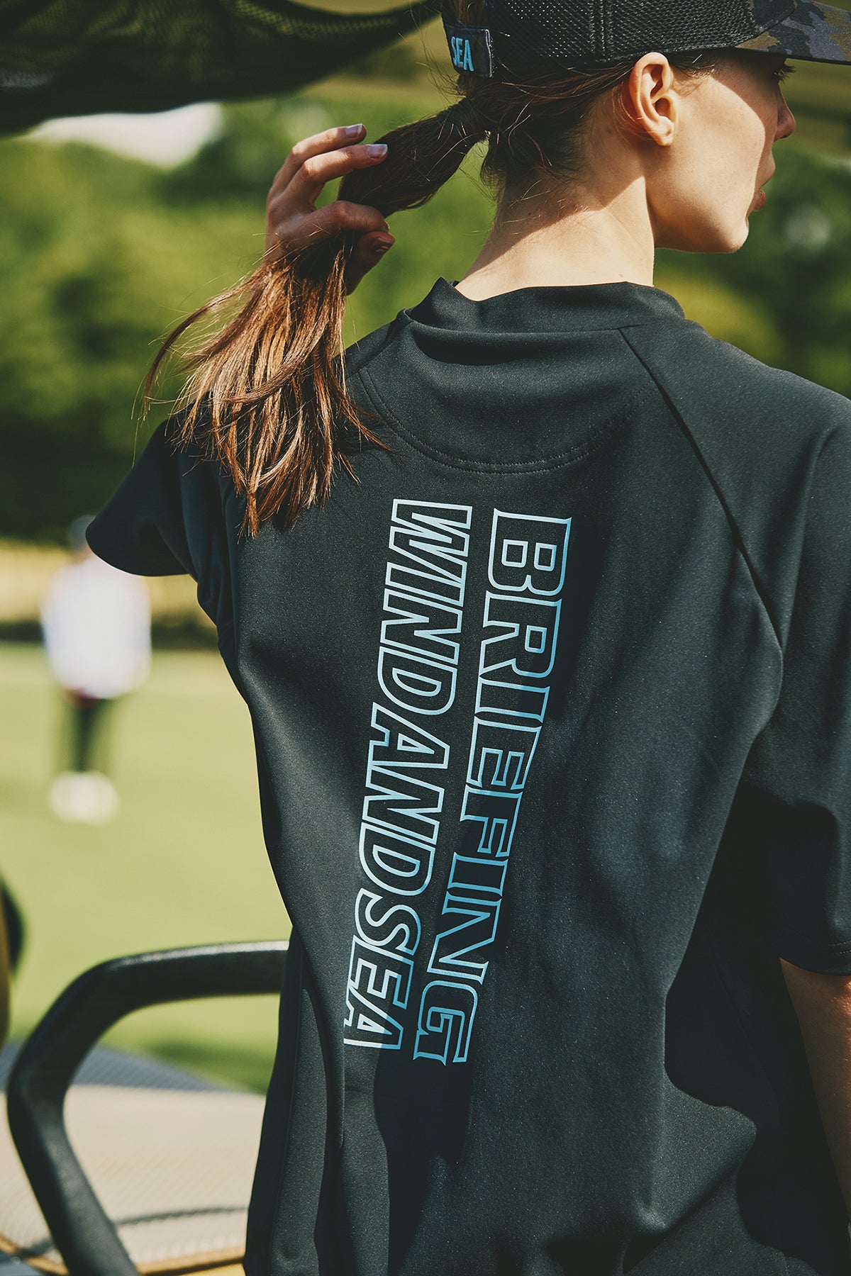 BRIEFING GOLF✕WIND AND SEAサイドロゴラインクルーネック BRIEFING x WDS MOCK NECK TEE – WIND AND SEA