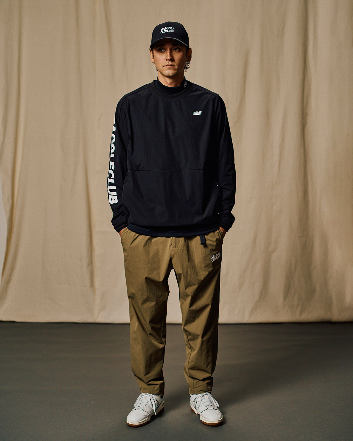MOCK NECK L/S TEE – WIND AND SEA