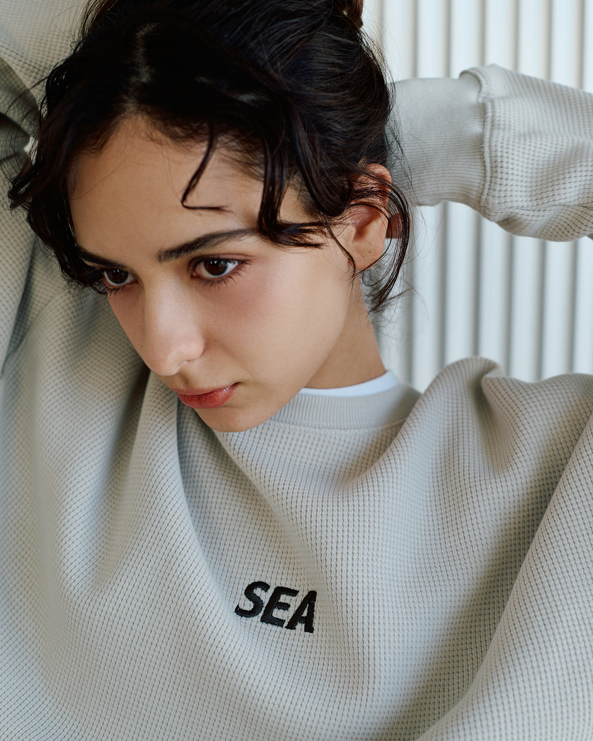 HEAVY WAFFLE L/S TEE