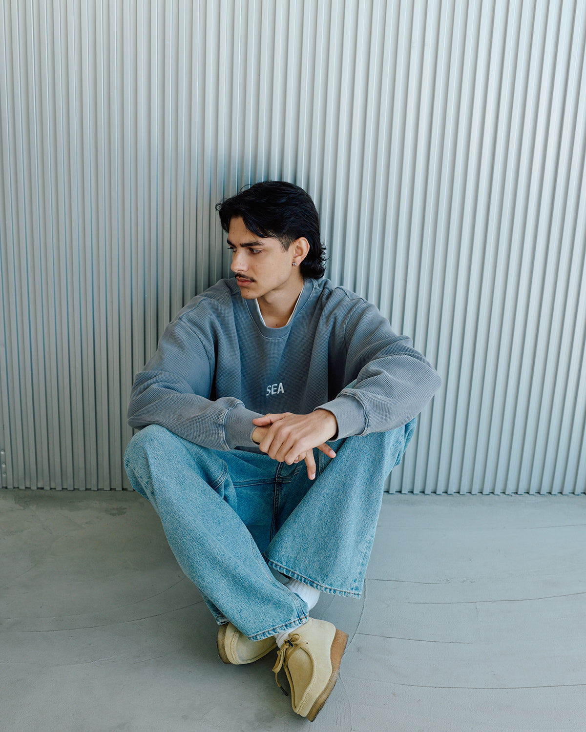 HEAVY WAFFLE L/S TEE