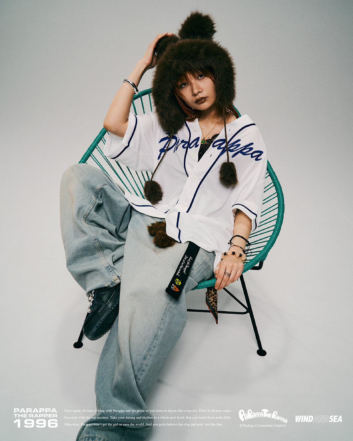 PARAPPA x WDS BASEBALL SHIRT – WIND AND SEA