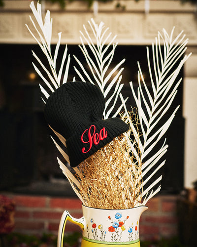 SCRIPT KNIT CAP