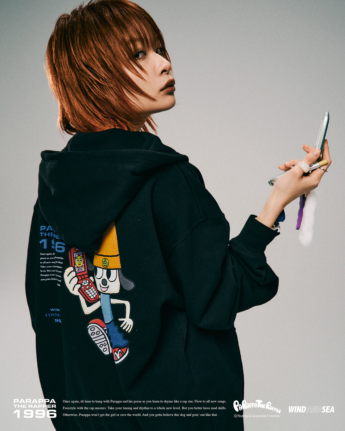 PARAPPA x WDS ZIP-UP SWEAT HOODIE – WIND AND SEA