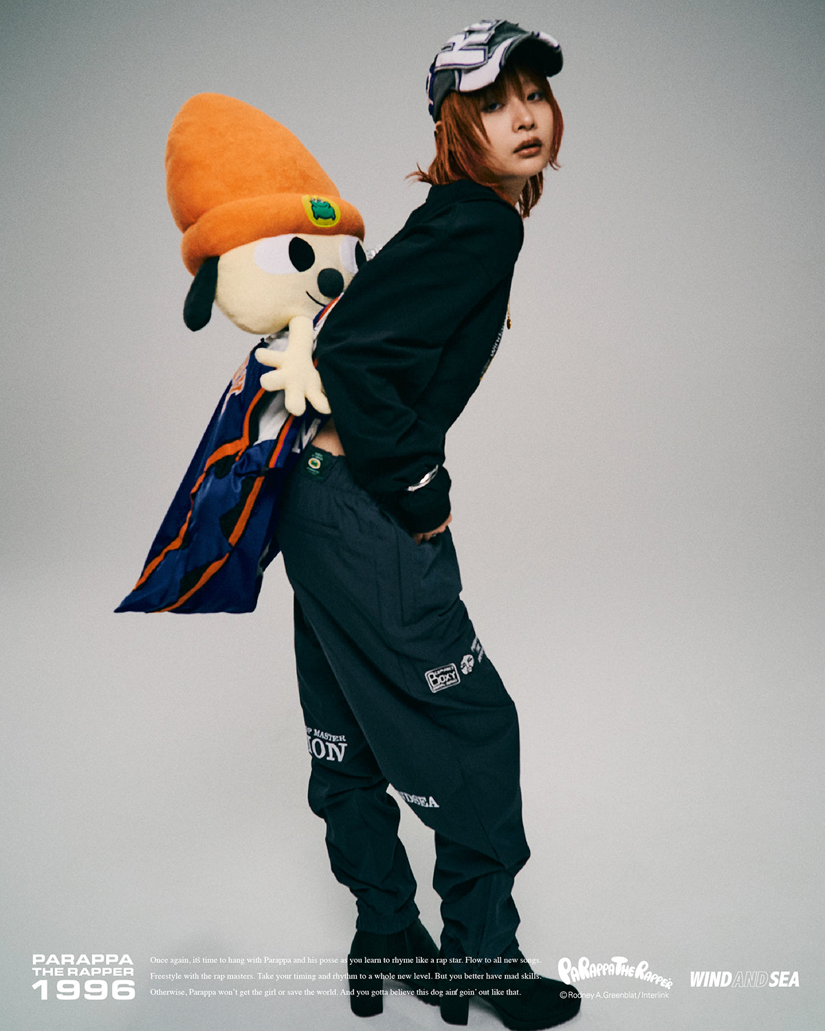 PARAPPA x WDS L/S TEE – WIND AND SEA