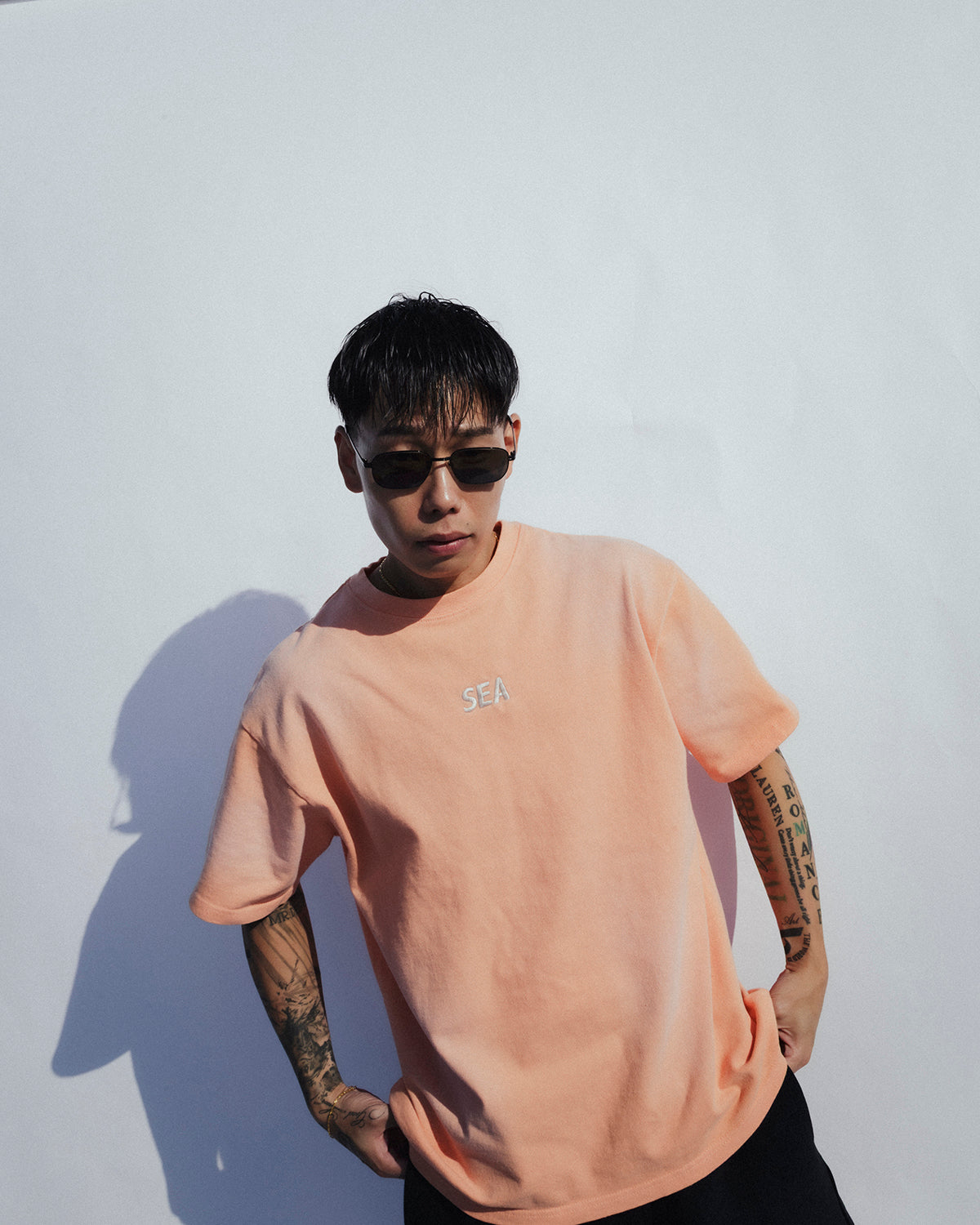 SULFUR DYEING LOGO S/S TEE – WIND AND SEA