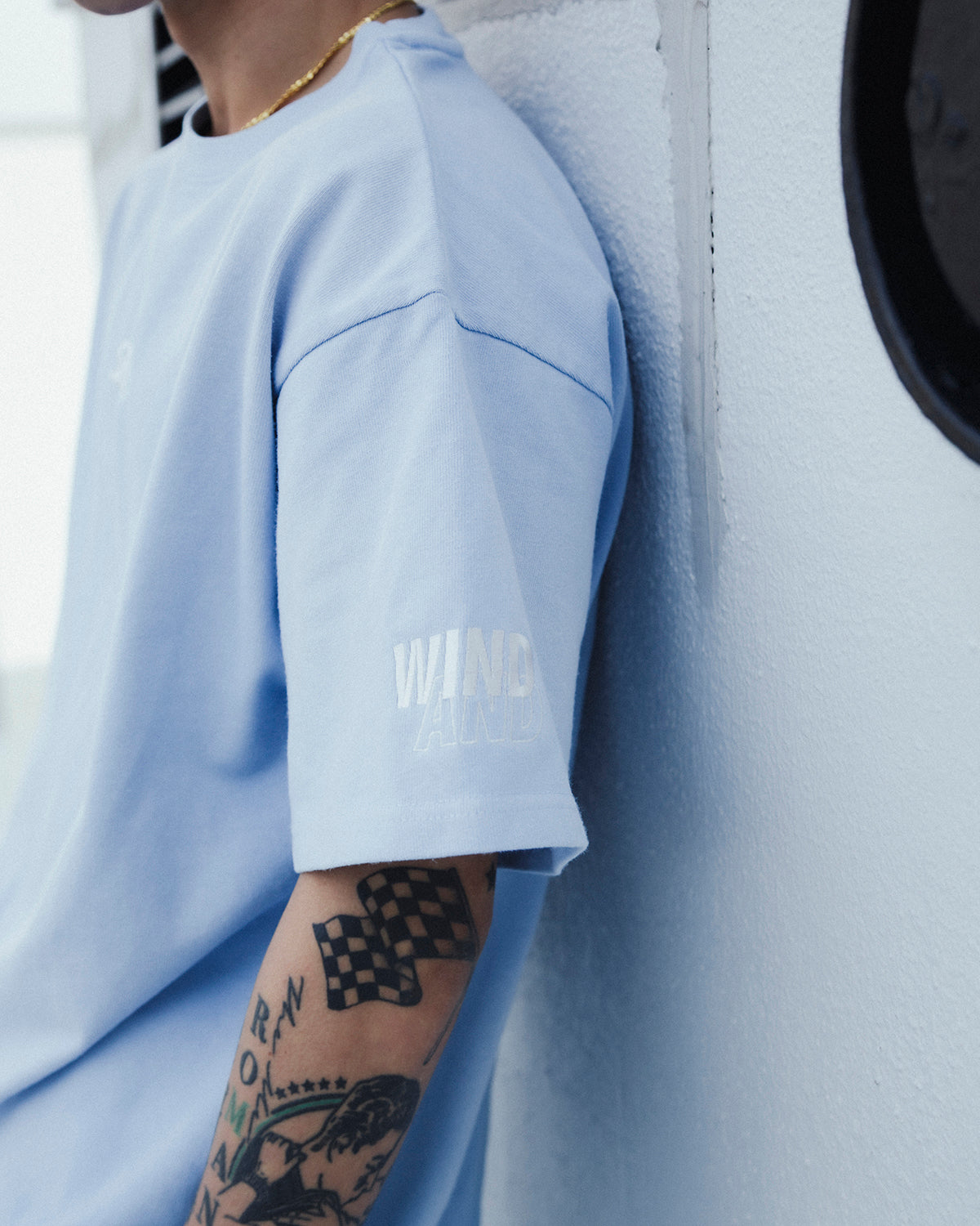 SULFUR DYEING LOGO S/S TEE – WIND AND SEA