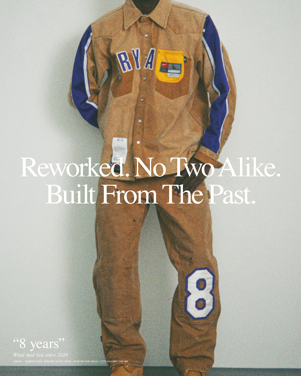 NUMBER EIGHT REWORK PANT