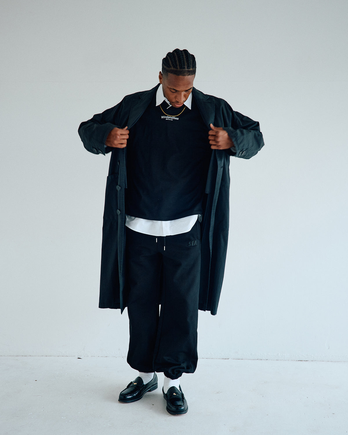 GARMENT DYED COAT – WIND AND SEA