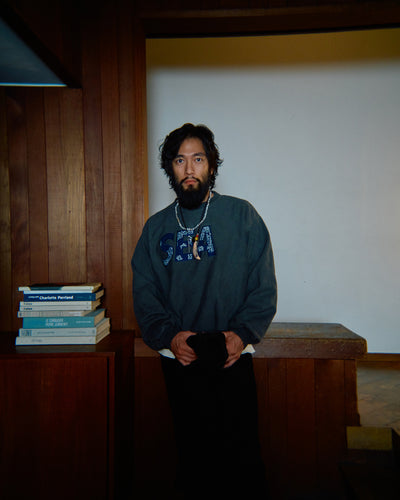 Bandana Patchworked SEA Crewneck Sweatshirt