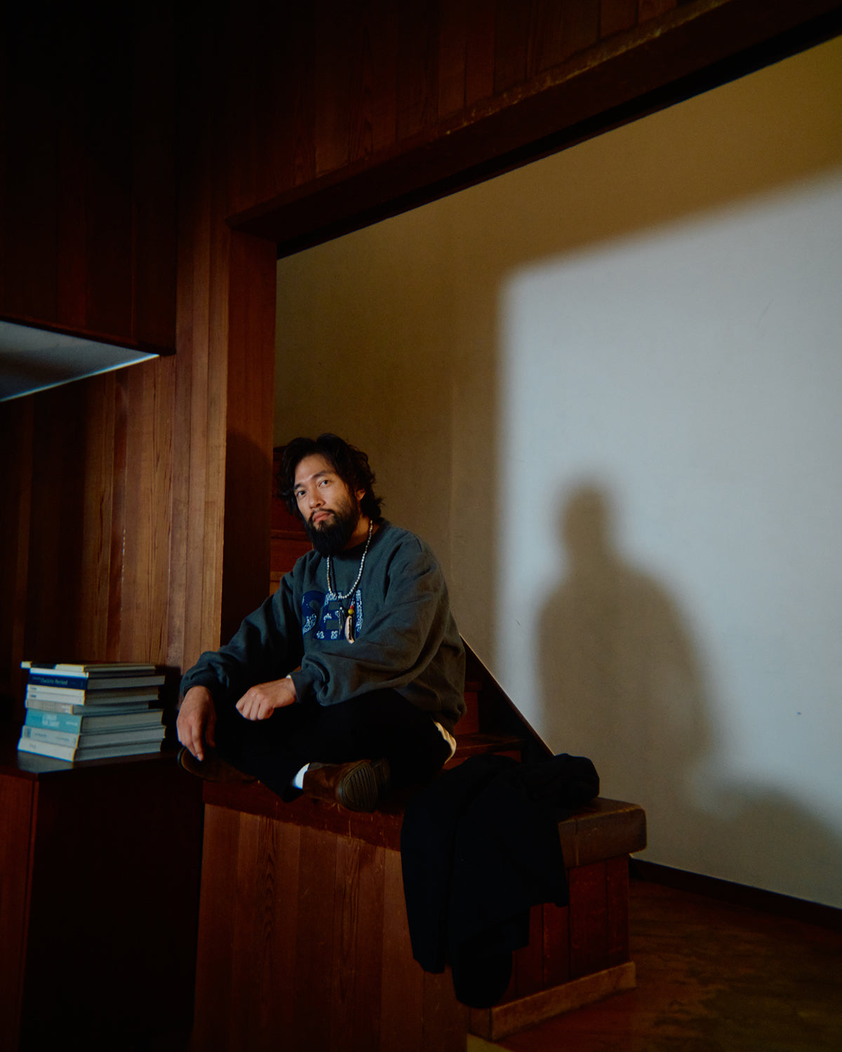 Bandana Patchworked SEA Crewneck Sweatshirt