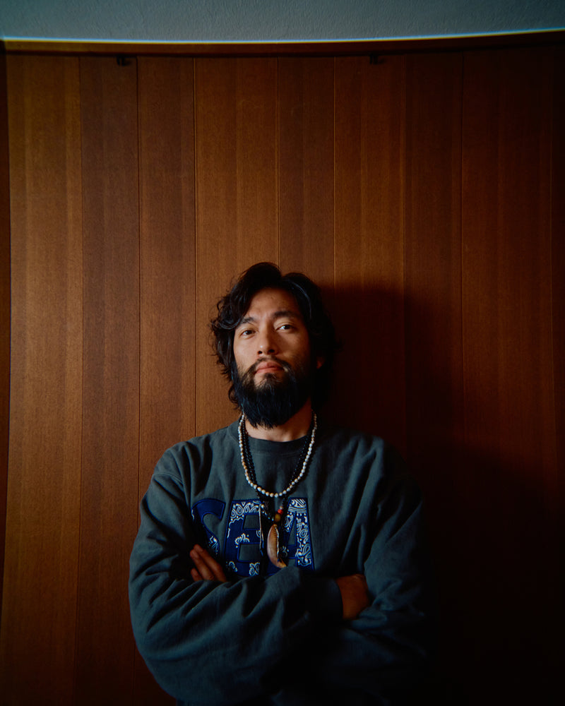 Bandana Patchworked SEA Crewneck Sweatshirt