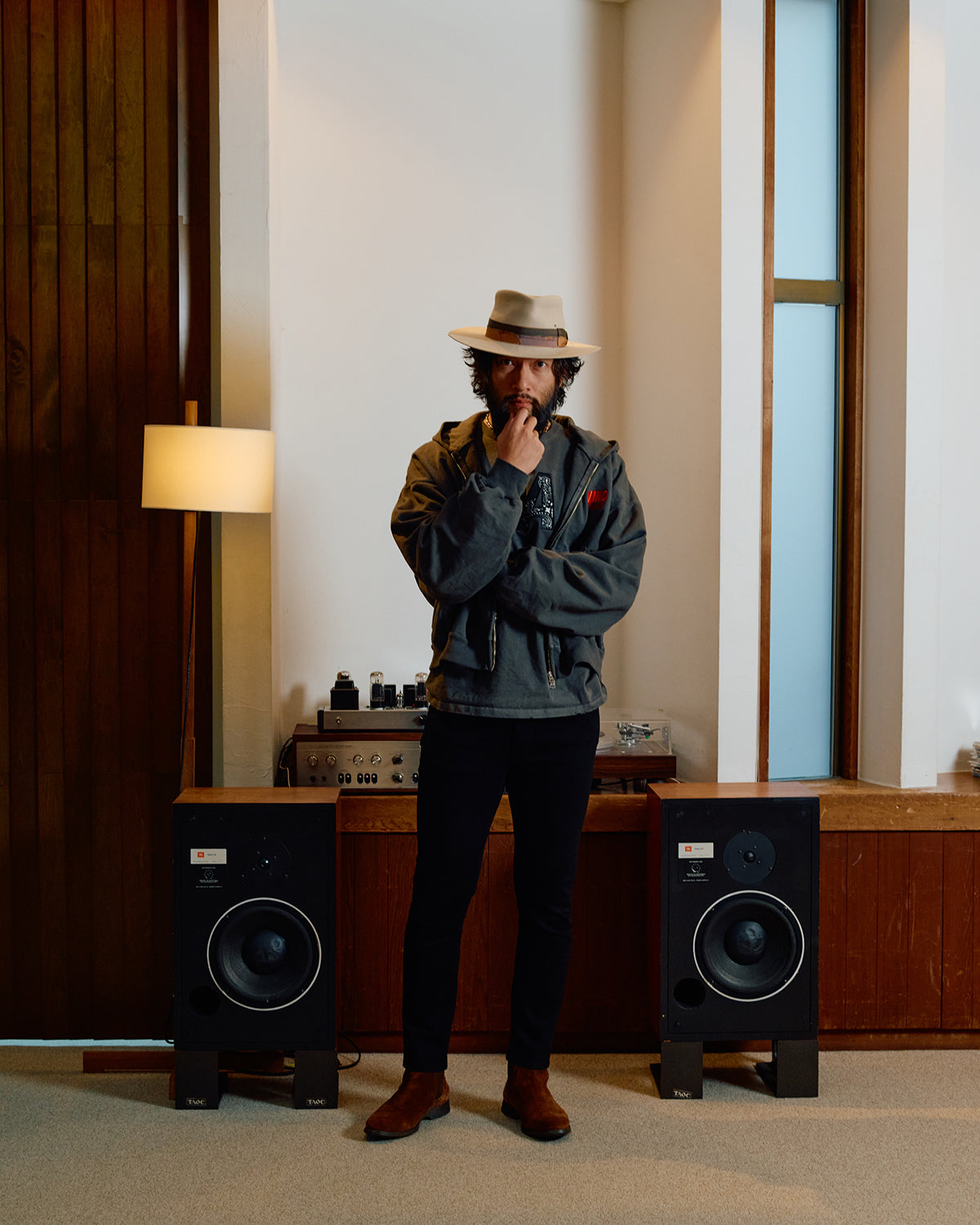 Bandana Patchworked SEA Zip Up Sweatshirt