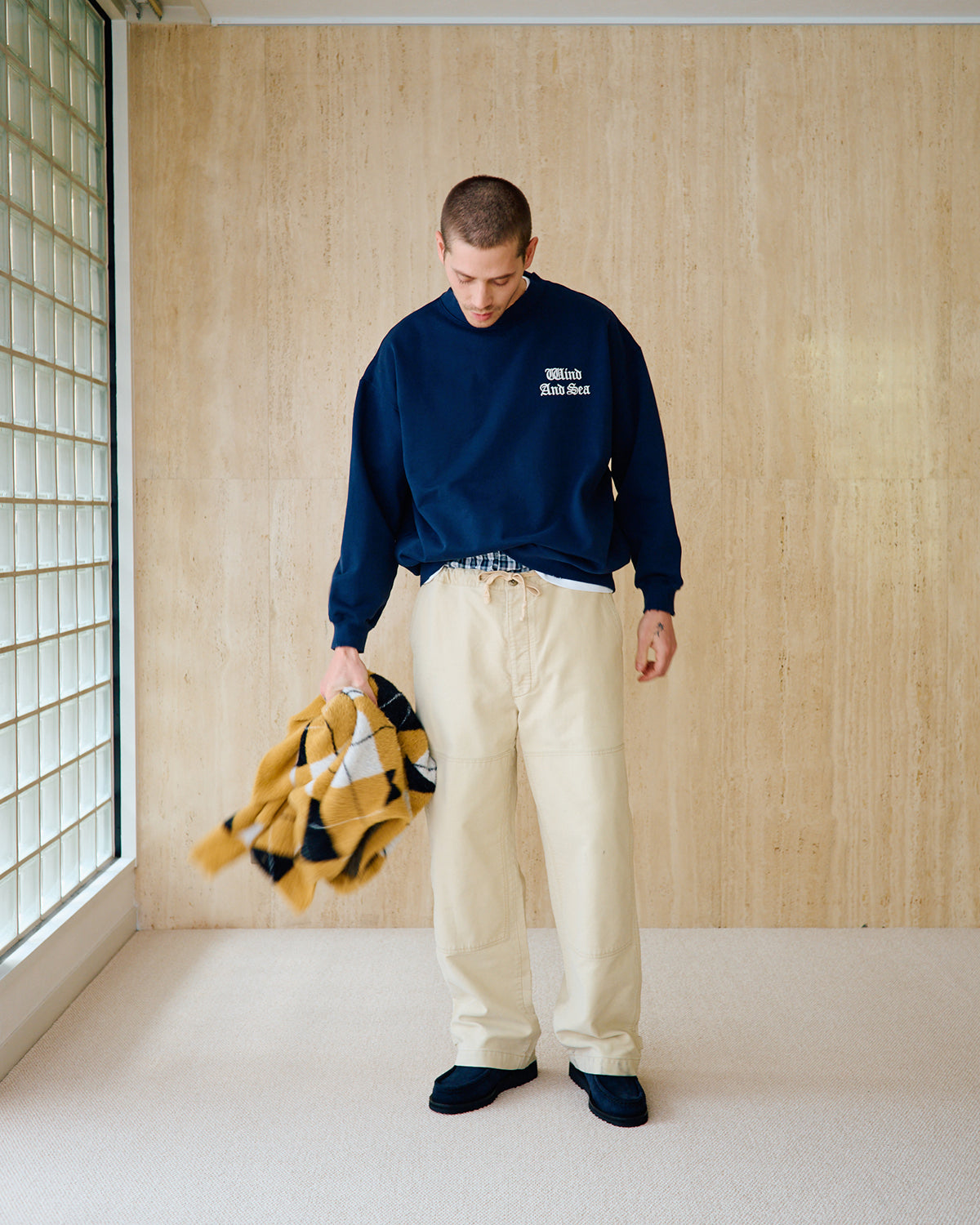 flocky Crewneck Sweatshirt