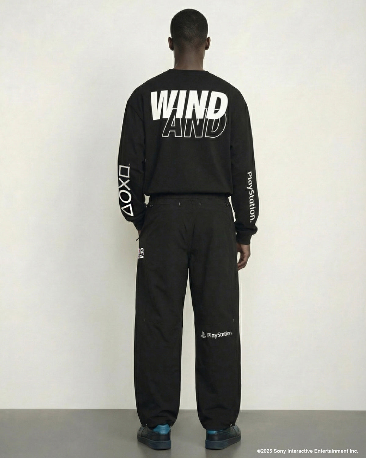 y*a様 PlayStation WDS LS TEE ブラック L PLAYSTATION x WDS L/S TEE – WIND AND SEA