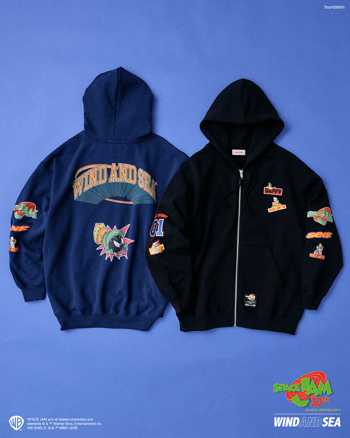 SPACE JAM x WDS ZIP-UP HOODIE