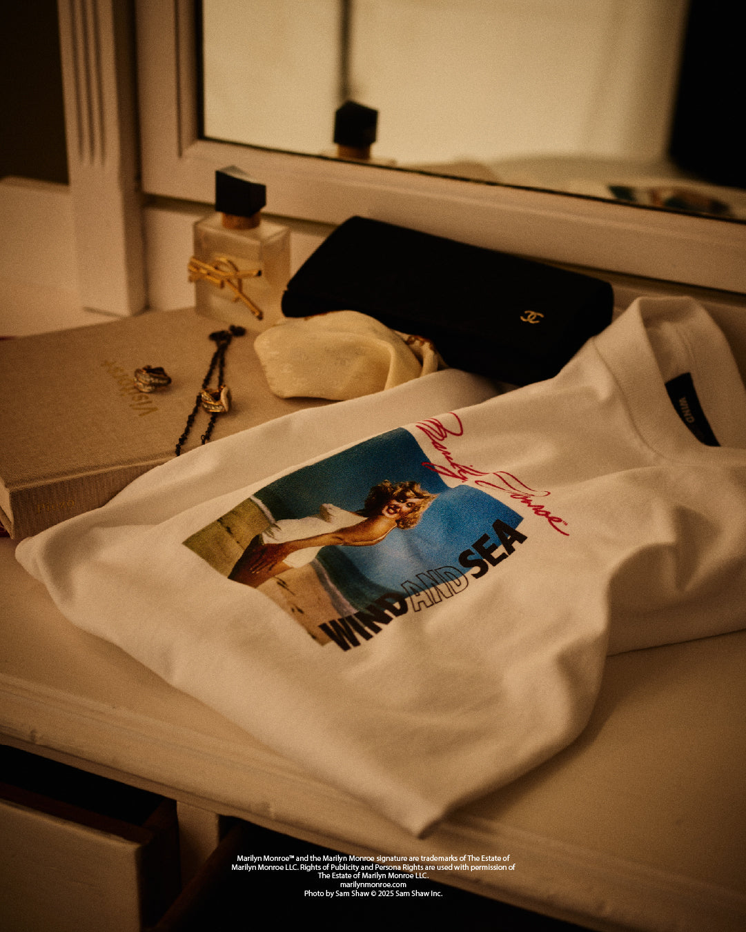 トップス WIND AND SEA Marilyn Monroe Face S/S Marilyn Monroe Face S/S TEE – WIND AND SEA