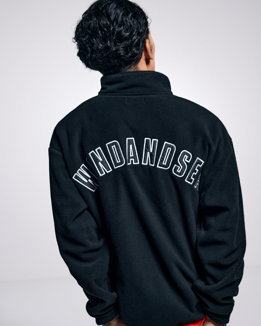 FLEECE L/S PULLOVER / BLACK