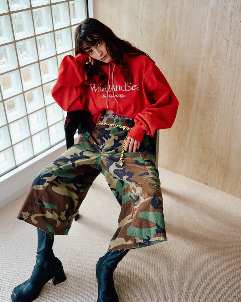 Draw cord Hooded Sweatshirt