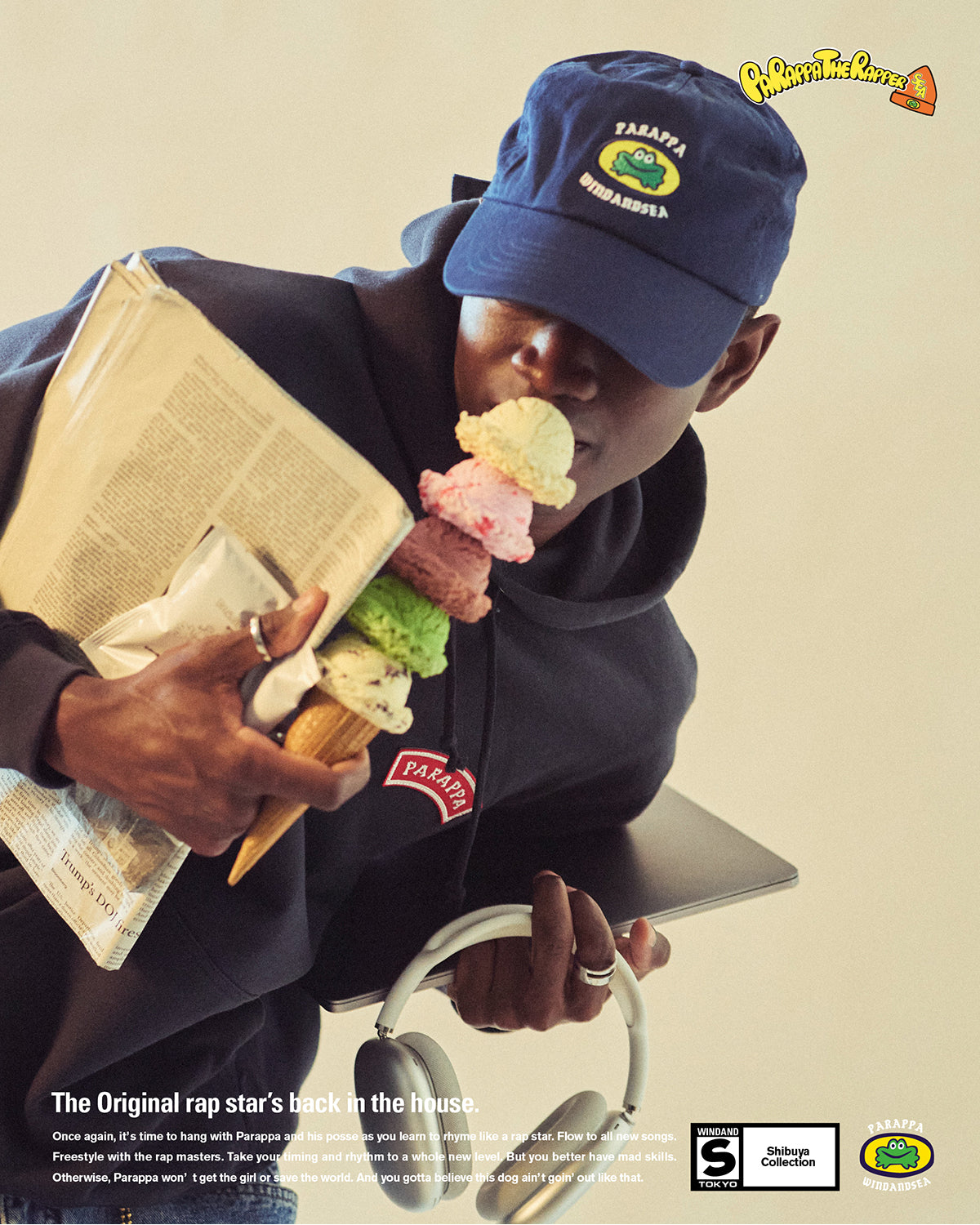 PARAPPA THE RAPPER × WIND AND SEA