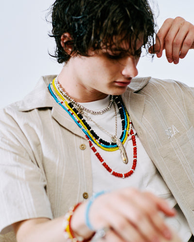 IVX JAPAN  WDS White Hearts Deerskin Necklace