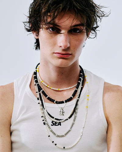 IVX JAPAN WDS Pearl & White Hearts Necklace