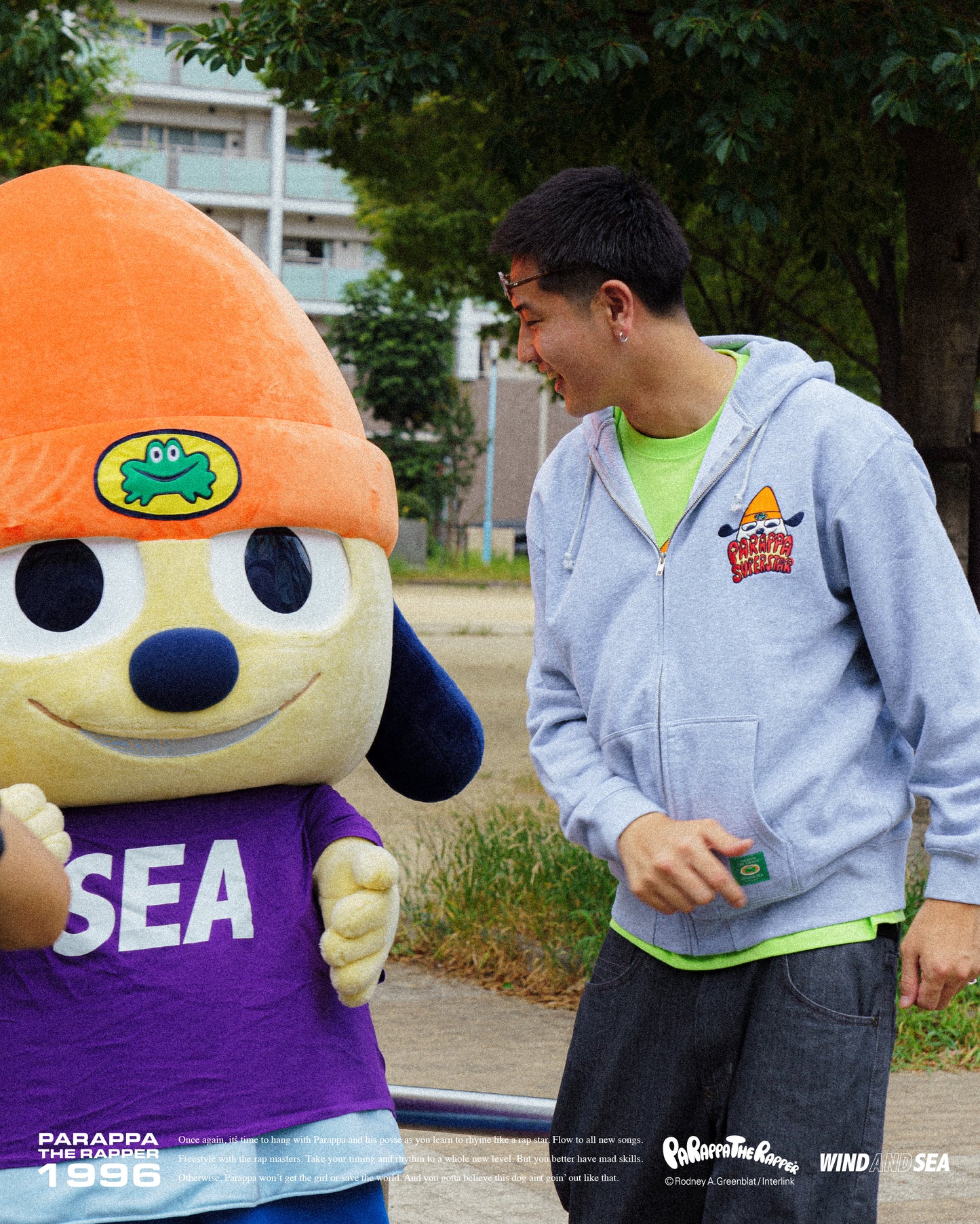 PARAPPA x WDS 96 ZIP UP HOODIE