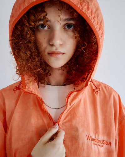 GARMENT DYED NYLON RIP JACKET