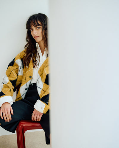 Shaggy Knit Cardigan