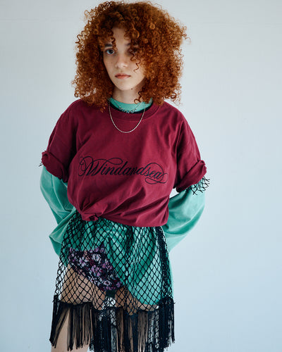 CALIGRAPHY EMBROIDERY TEE