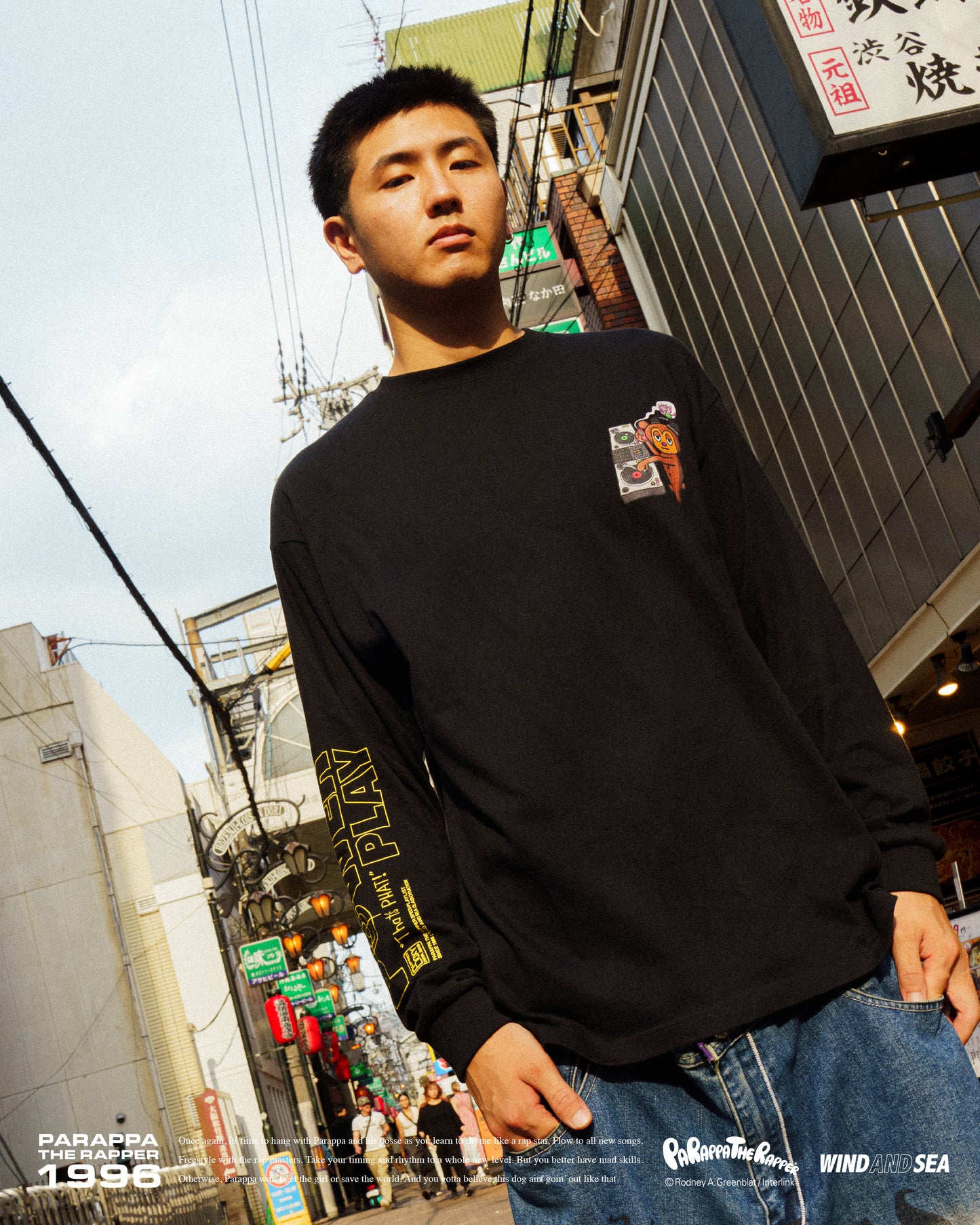 PARAPPA x WDS PJ BERRI L/S TEE