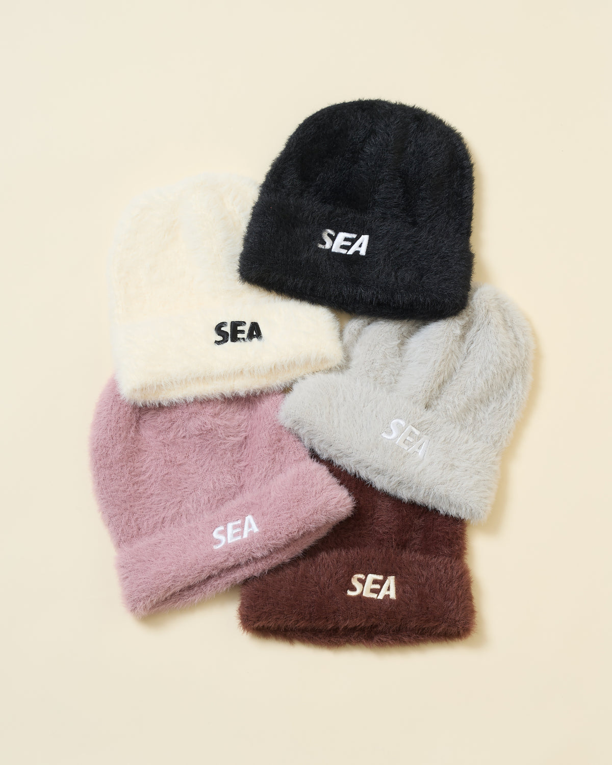 shaggy knit cap